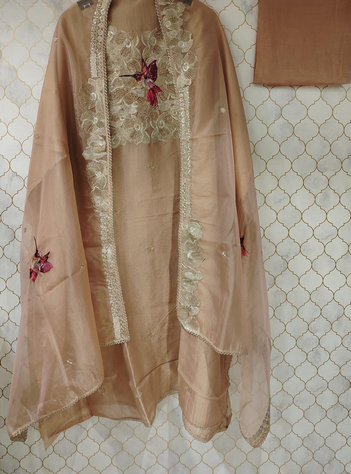 pure banarasi tissue organza suit pure banarasi tissue organza suit