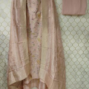 pure banarasi cotton silk suit