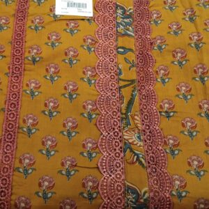 pure printed cotton suit