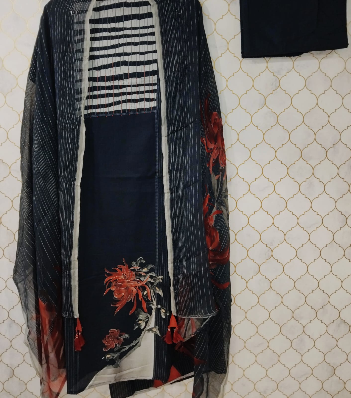 beautiful different digital printed cotton suit chiffon light weight printed dupatta beautiful different digital printed cotton suit chiffon light weight printed dupatta