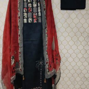 beautiful different digital printed cotton suit chiffon light weight printed dupatta
