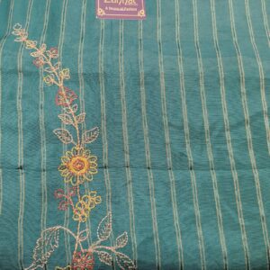 pure muslin silk with zari work
