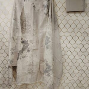 pure cotton printed suit with highlighting print
