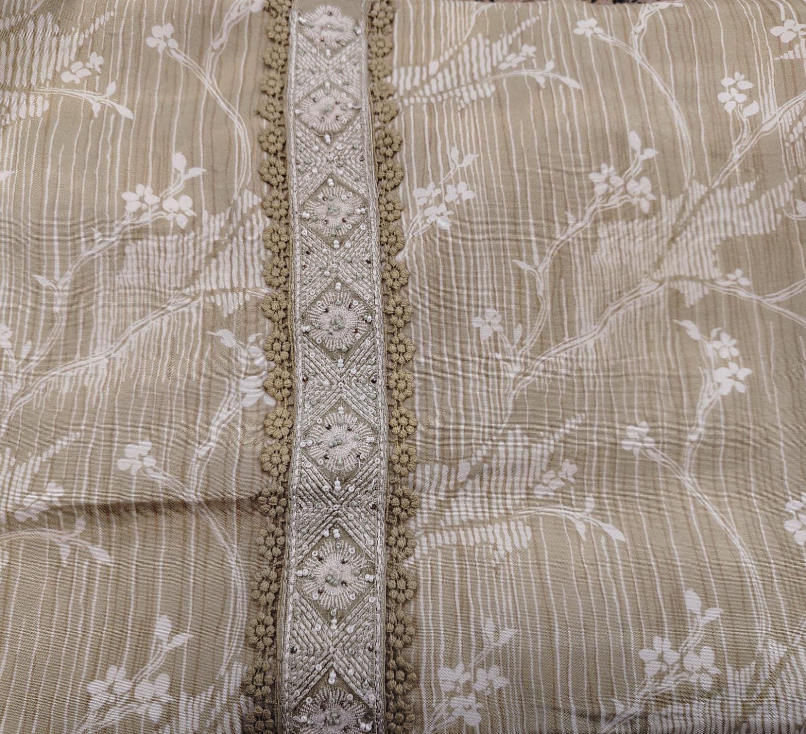 pure printed muslin dupatta with kurta patti neck pure printed muslin dupatta with kurta patti neck
