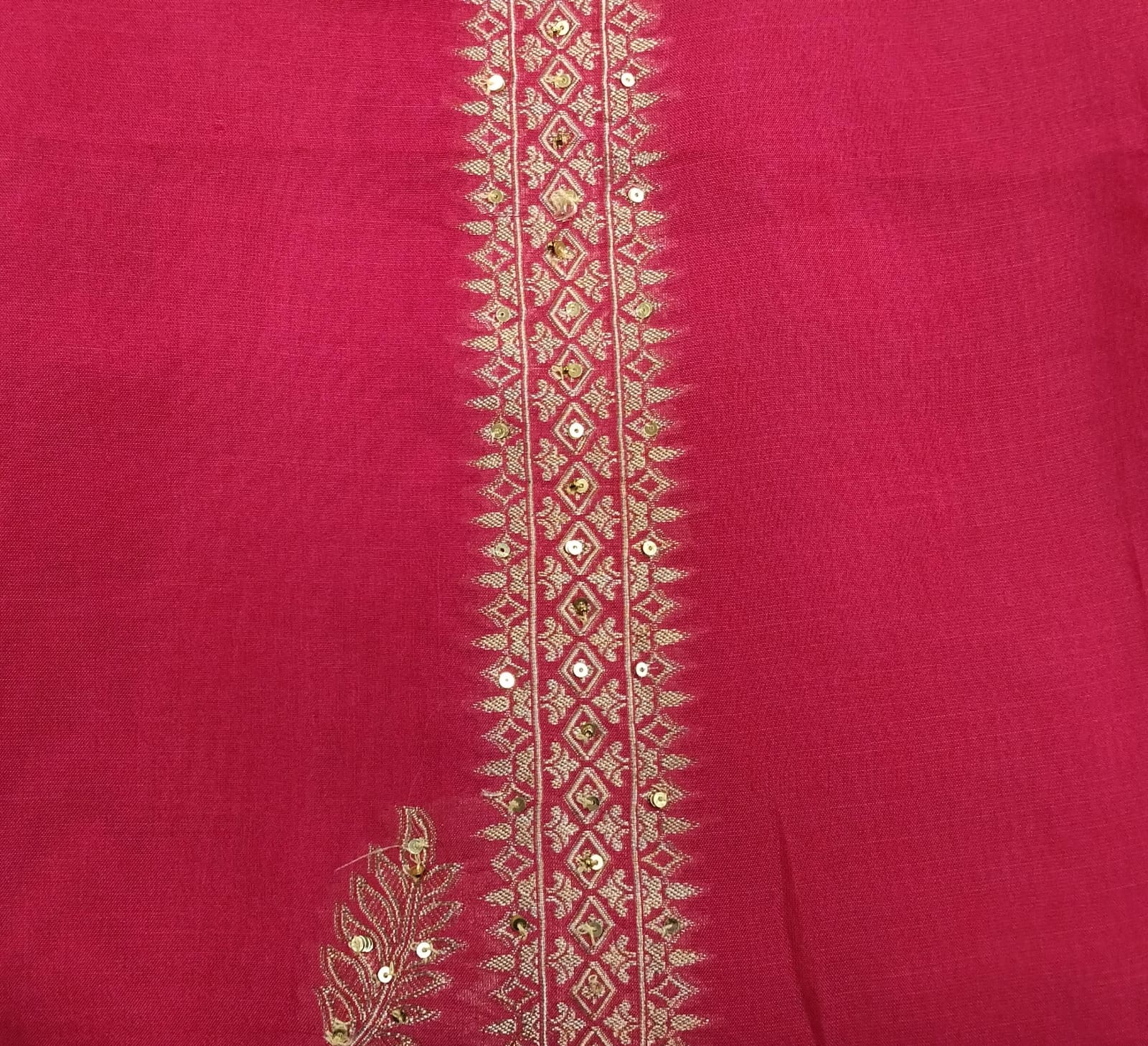 pure tissue silk suit with banarasi printed kurta pati neck pure tissue silk suit with banarasi printed kurta pati neck