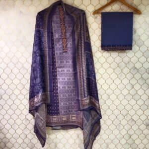 printed cotton unstitched suit