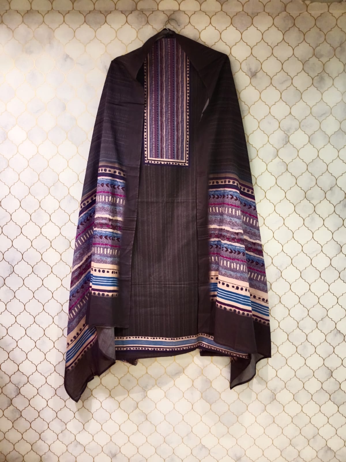 plain cotton suit unstitched plain cotton suit unstitched
