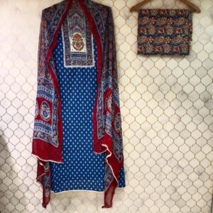 Printed cotton suit