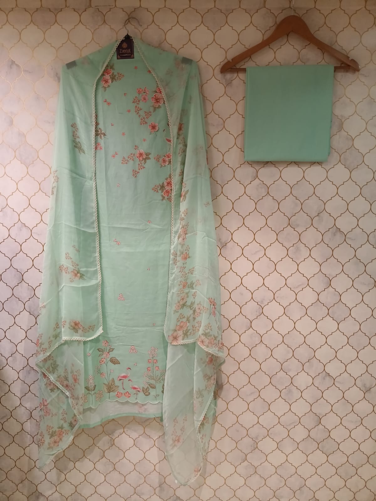 cotton printed unstitched suit - Image 3
