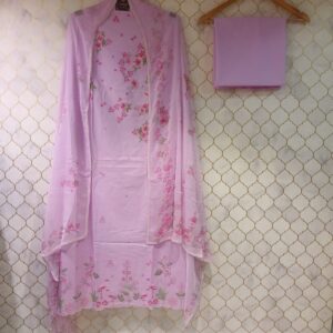 cotton printed unstitched suit