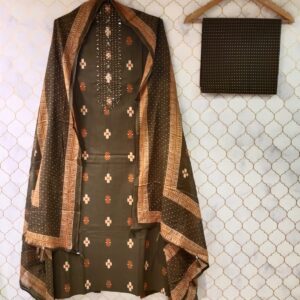 digital print cotton suit
