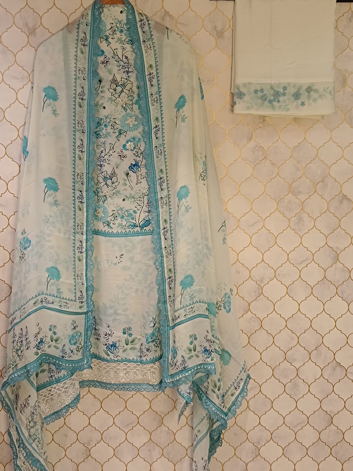 pure cotton muslin with flower printed pure cotton muslin with flower printed