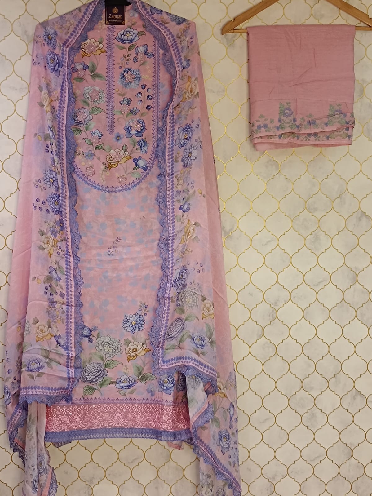 pure cotton muslin with flower printed pure cotton muslin with flower printed
