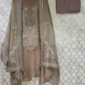 pure crush tissue georgette thread highlighting