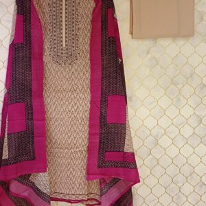 u1000 pure cotton with all over zig zag