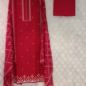 u1047 pure glass cotton with digital print sequence on neckline lace given on hemline