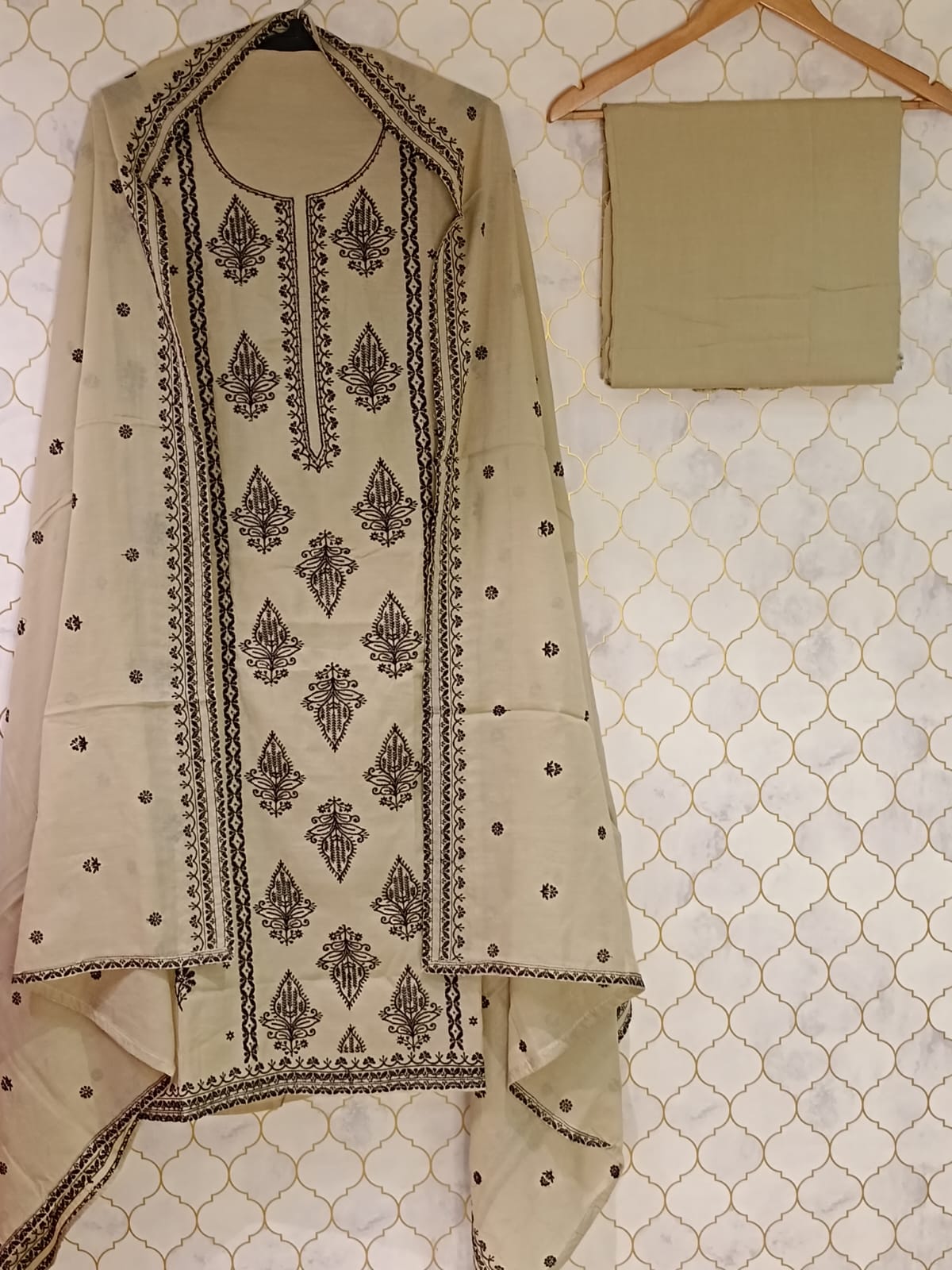 u1054 pure cotton mul mul with thread work in front u1054 pure cotton mul mul with thread work in front