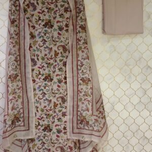u1072 pure crush cotton all over printed pieping given on hemline