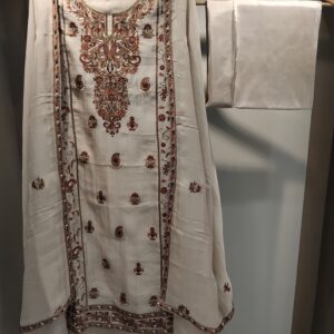 u1108 pure georgette silk kashmiri thread work all over suit